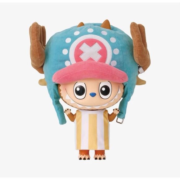 AUTHENTIC Labubu Mega 400% Tony Tony Chopper One Piece Figure Sealed - Picture 1 of 6
